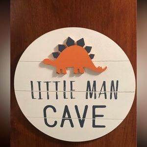 Wood wall decor, little boys room.